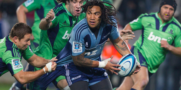Ma'a Nonu isn't used to losing and the string of defeats suffered by the Blues has been a novel experience. Photo / Greg Bowker.