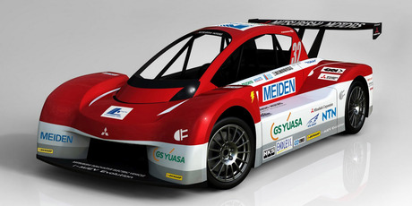 The i-MiEV Evolution racecar. Photo / Supplied