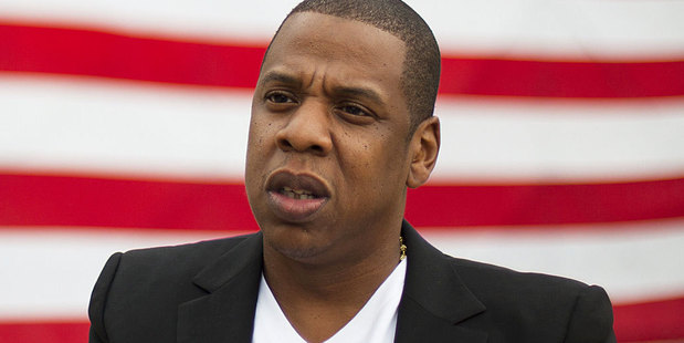 Jay-Z's new video with Kanye West is a violent riot. Photo / AP