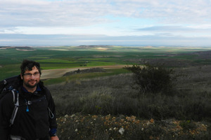 On the trail from Castrojeriz, descending to Hospital de San Nicolas. Photo / Simon Winter
