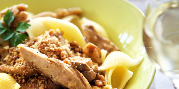 Chardonnay is the perfect accompaniment to chicken. Photo / Doug Sherring