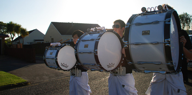 The Auckland Regional Drumline, home of NZ marching percussion, is currently recruiting. Photo / Supplied