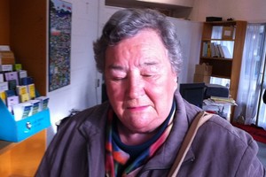The picture tweeted by Trevor Mallard of the woman he says served him defamation papers. Photo / Trevor Mallard