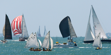 A sunny Auckland Anniversary Day regatta on the Waitemata Harbour. Photo / Brett Phibbs