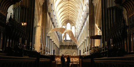 The Salisbury Cathedral close is the largest of its kind in Britain. Photo / Jim Eagles