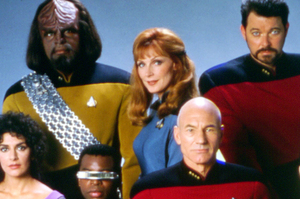 The hypospray used by Star Trek's Dr Crusher (centre) could now be something of a reality. Photo / Supplied