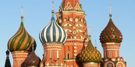 Pokrovsky Cathedral (St Basil's) was built in 1555 as the culmination of a movement towards a unique Russian style of church architecture. Photo / Jim Eagles