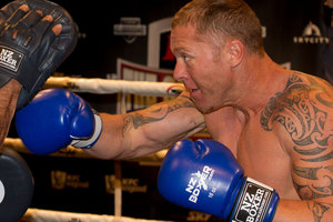 Shane Cameron is to spar with former WBA heavyweight champion David Haye in preparation for his July 5 bout with Monte Barrett. Photo / Brett Phibbs.