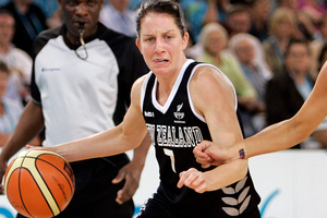 Guard Micaela Cocks scored 16 points for the Tall Ferns against China in their opening game of the tour. Photo / Wayne Drought.