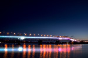 Campaigners had hoped the Westhaven promenade would link up with a shared harbour bridge pathway. Photo / Copeland Associates Architects