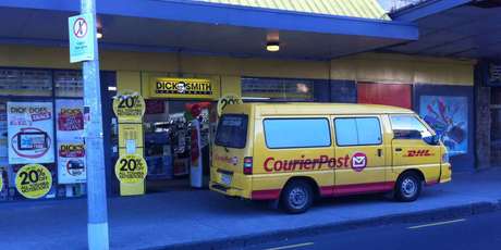 This courier was spotted on Karangahape Road. Photo / Supplied