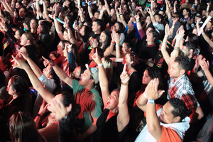 Hundreds of people attended the Raggamuffin Roadshow. Photo / Stephen Parker