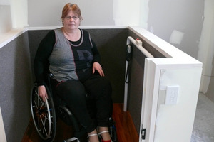Bev Edwards who was seriously injured during the Christchurch Earhtquake. Photo / Supplied