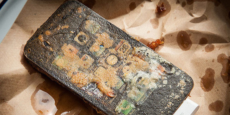 A piece from Christchurch artist Henry Hargreaves' 'Deep Fried Gadgets' collection. Photo / Supplied