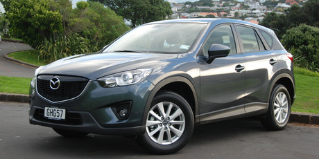 The Mazda CX5 eases parental concerns with ABS, stability control and airbags. Photo / Jacqui Madelin
