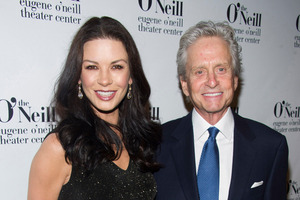 Michael Douglas and his wife Catherine Zeta-Jones. Photo / AP