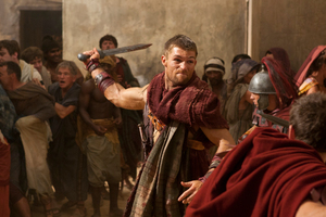 Liam McIntyre portrays the title role in a scene from Spartacus: Vengeance. Photo / supplied