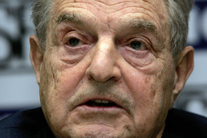 Billionaire investor George Soros.
Photo / AP