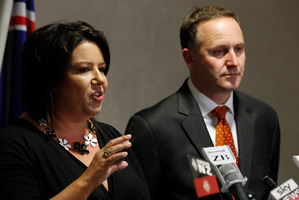 Paula Bennett and John Key were singled out for criticism by Greens co-leader Metiria Turei. Photo / Christine Cornege
