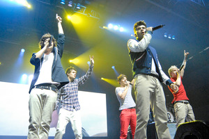 The One Direction movie could be as successful as Justin Bieber's 'Never Say Never', which earned over $98m at the box office, last year. Photo / Michael Craig