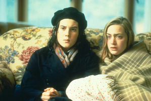 Melanie Lynskey (left) as Pauline Parker and Kate Winslet as Juliet Hulme in Peter Jackson's Heavenly Creatures.