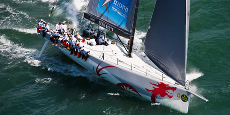 The stricken yacht Beau Geste is limping toward Norfolk Island after it sustained damage in the Auckland to Noumea yacht race. Photo / Supplied