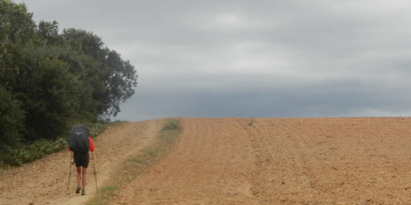 Walking into Astorga. Photo / Simon Winter