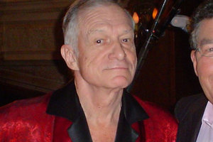Hugh Hefner has reunited with Crystal Harris, a year after she left him at the altar. Photo / Supplied