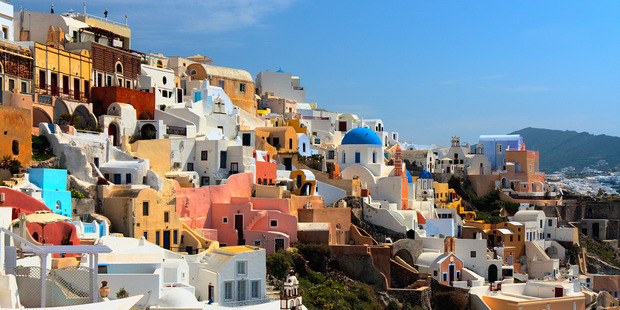 The village of Oia on Santorini. Hiring a quad bike is an exhilarating way to get around this small Greek island. Photo / Thinkstock