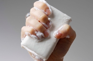 An empty liquid handwash dispenser used to trigger Wendyl Nissen into action with a bar of soap, this time she's had enough. Photo / Thinkstock