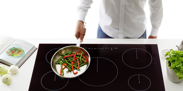 Induction cooktops easily rival, if not out-do, gas hobs. Photo / Supplied