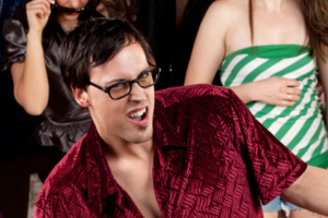 There's something 'perversely entertaining' about a geek getting his groove on, says Rebecca Kamm.