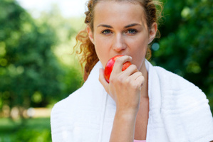 There's no magic meal to boost your work-out, but grab a piece of fruit if you're peckish.
Photo / Thinkstock