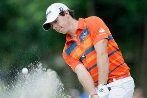 Rory McIlroy ended his string of three straight missed cuts in style at the St Jude Classic in Tennessee. Photo / Mark Humphrey
