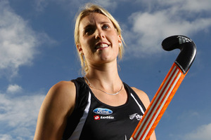 One of the most experienced players selected is co-captain Emily Naylor, who represented New Zealand at the Athens and Beijing Games. Photo / Getty Images.