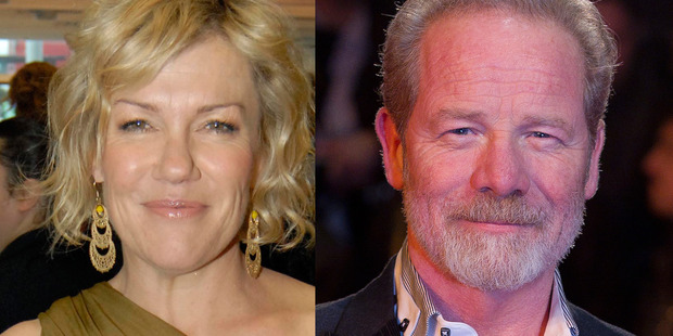 Robyn Malcolm met Peter Mullan on the set of Jane Campion's Top of the Lake TV series in Queenstown this year. Photos / APN, AP