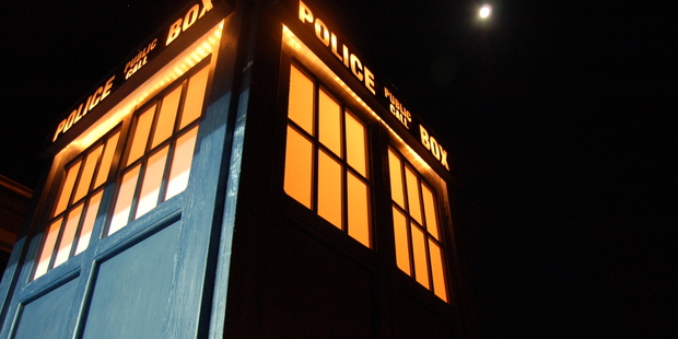 Kevin Mortimer's Tardis has Dr Who fans around the country excited. Photo / Supplied.