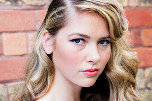 Chanelle from KHM models the pin-up look, created by James Molloy. Photo / Babiche Martens