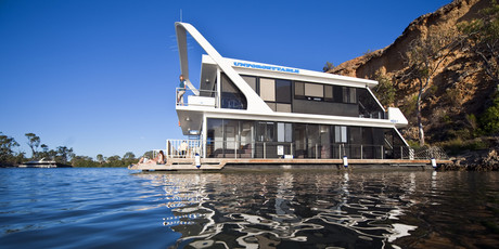 You don't have to rough it when you go by houseboat. Photo / Supplied