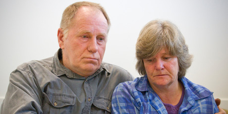 Peter Mair and Lichelle Mills talk about the loss of stepson and son Javed Frazer Mills. Photo / Greg Bowker