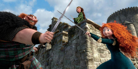 King Fergus, Queen Elinor and Merida. Photo / Supplied