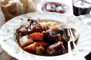 Oxtail stew. Photo / Doug Sherring