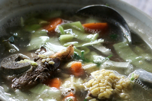 Scotch broth. Photo / Doug Sherring