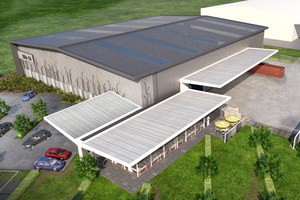 An artist's impression of the 3320sq m complex at Landing Drive.