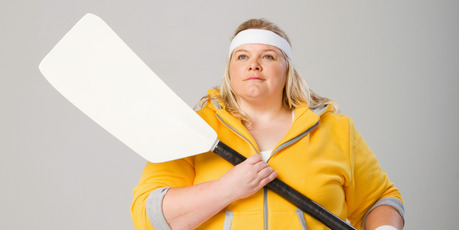 Lucy Schmidt, as Shelly, is awash with problems in Golden. Photo / Supplied