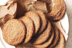 Gingernut cookies. Photo / Chris Court