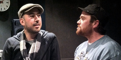 Mark de Clive-Lowe (left) and Andy 'Submariner' Morton. Photo / Sam Wicks