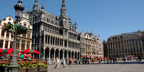 Brussels' glorious Grand Palace is lined by the beautiful Baroque facades of historic guild halls and is a great place to begin a culinary tour of the city. Photo / Thinkstock