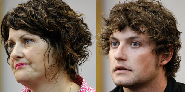 Scott Guy's siblings - sister Nicola and brother Callum - both gave evidence at the murder trial of their brother in law Ewen Macdonald today. Photo / Mark Mitchell