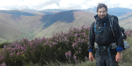 The view from the highest point on the Spanish Pilgrim Trail. Photo / Simon Winter